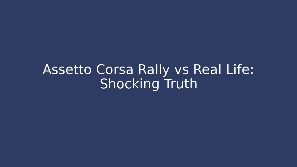 asetto corsa rally