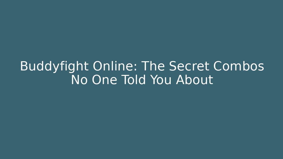 Buddyfight Online: The Secret Combos No One Told You About