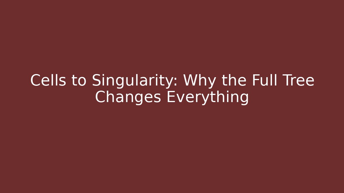 Cells to Singularity: Why the Full Tree Changes Everything - Método de Aprovação