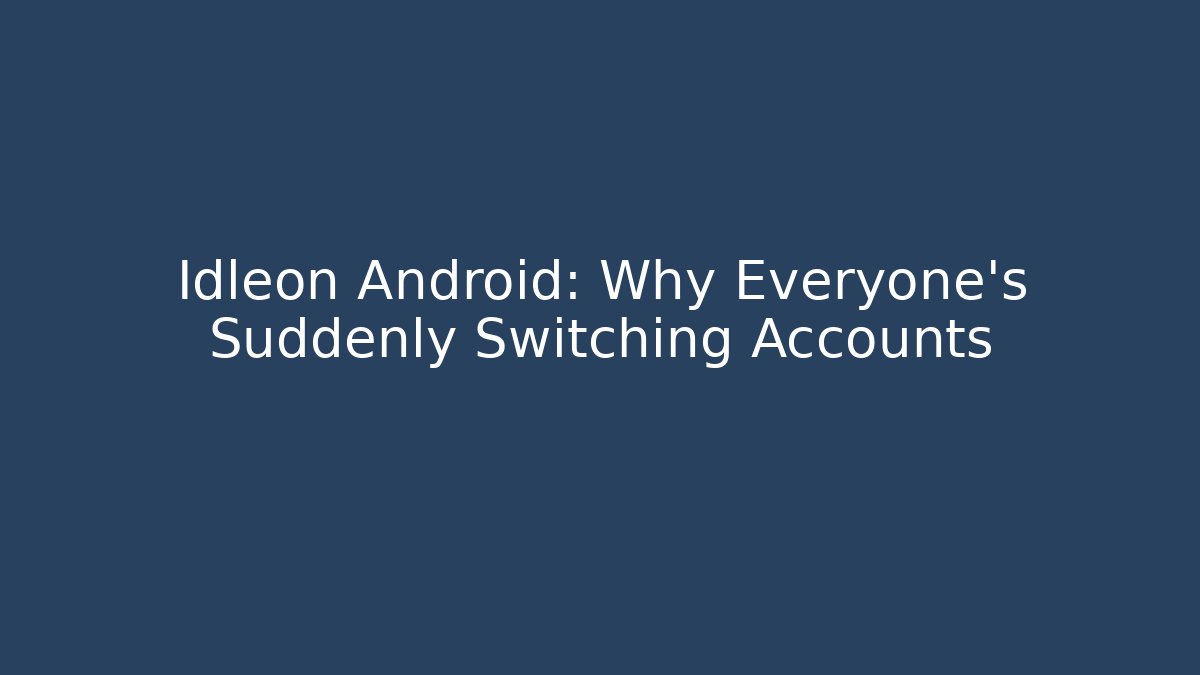Idleon Android: Why Everyone's Suddenly Switching Accounts - Método de Aprovação