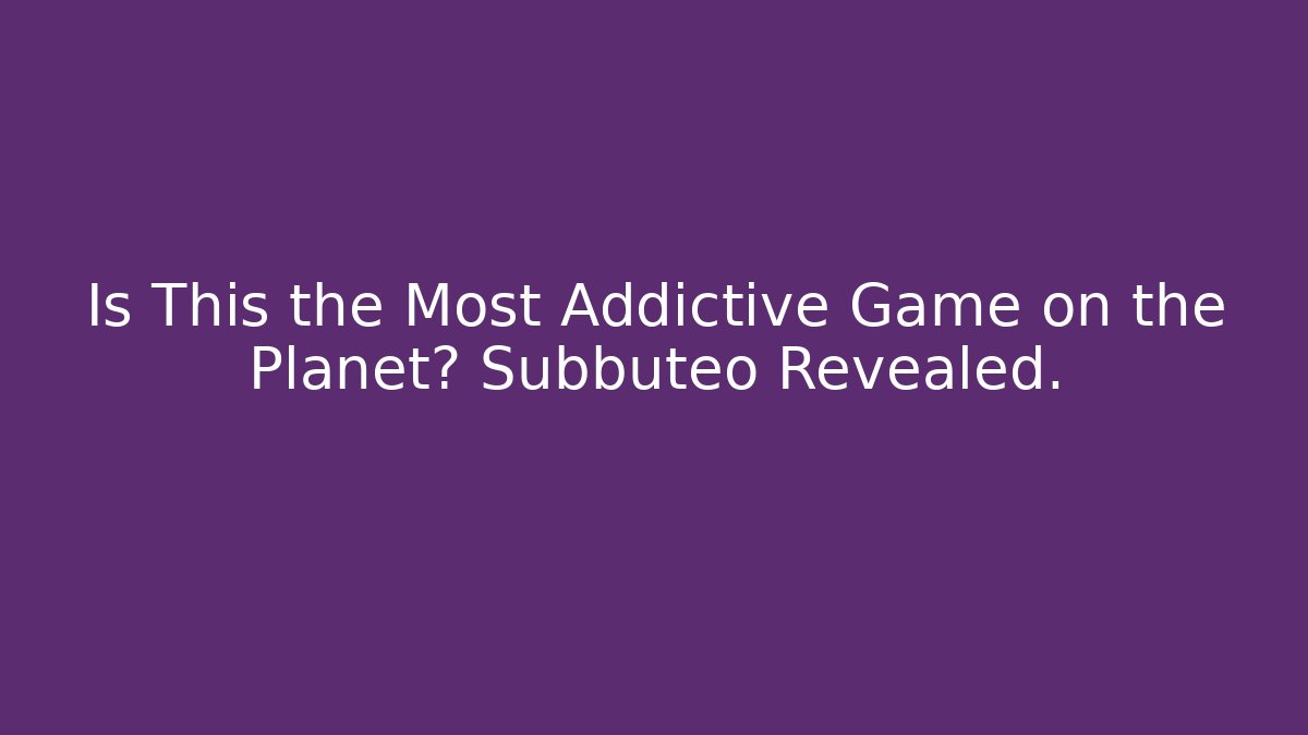 Is This the Most Addictive Game on the Planet? Subbuteo Revealed. - Método de Aprovação