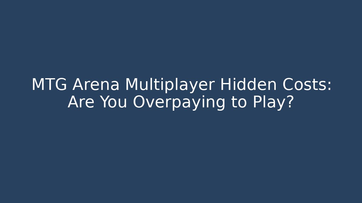 mtg arena multiplayer