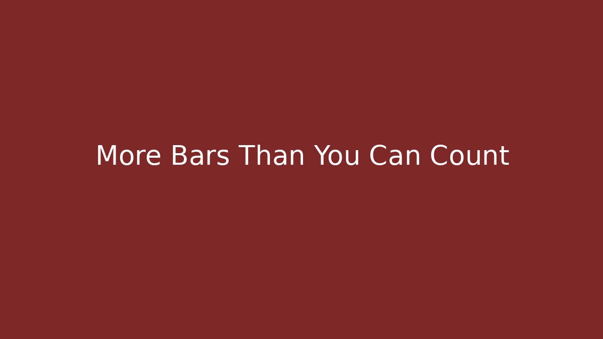 More Bars Than You Can Count - Método de Aprovação