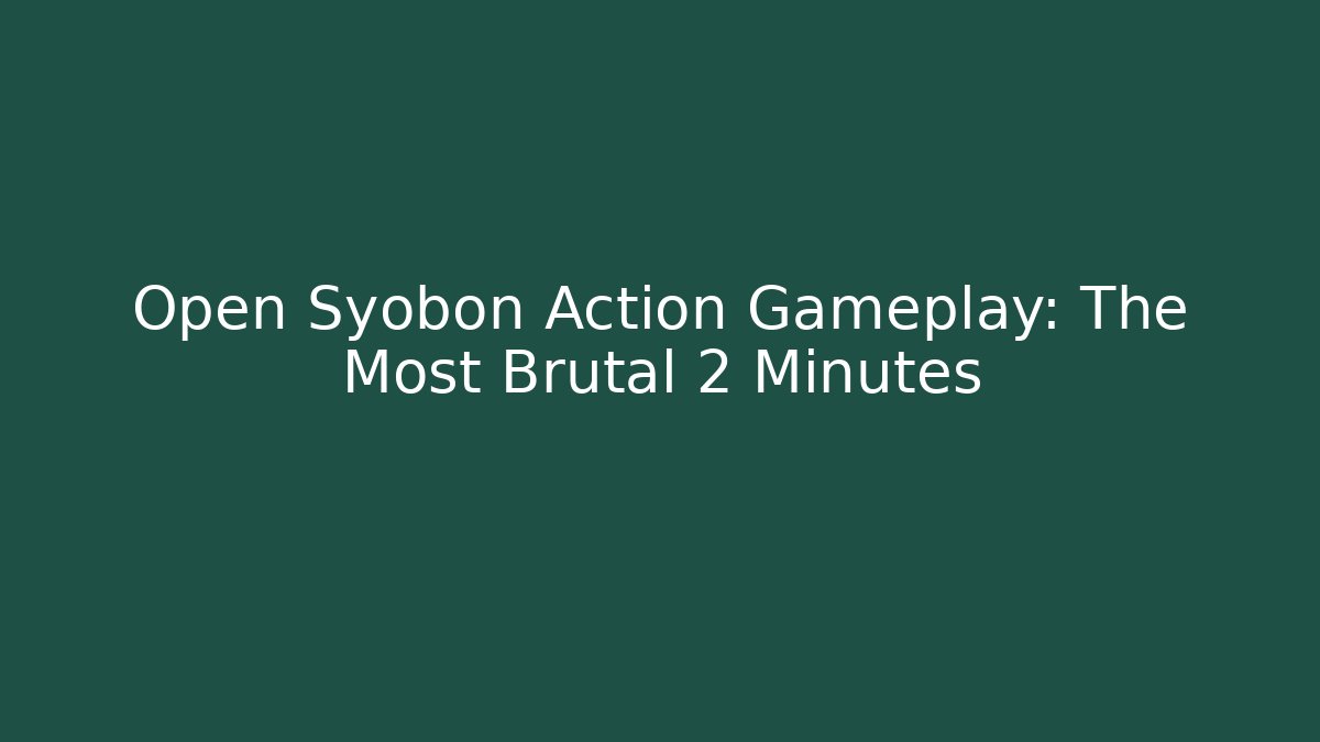 Open Syobon Action Gameplay: The Most Brutal 2 Minutes