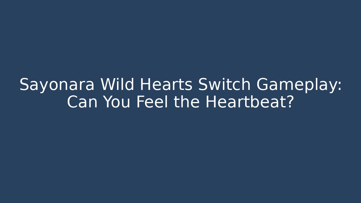 Sayonara Wild Hearts Switch Gameplay: Can You Feel the Heartbeat?