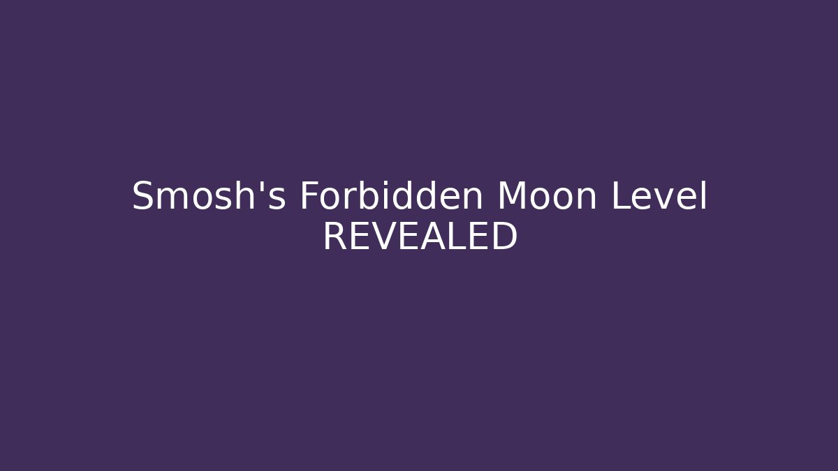 Smosh's Forbidden Moon Level REVEALED - Método de Aprovação