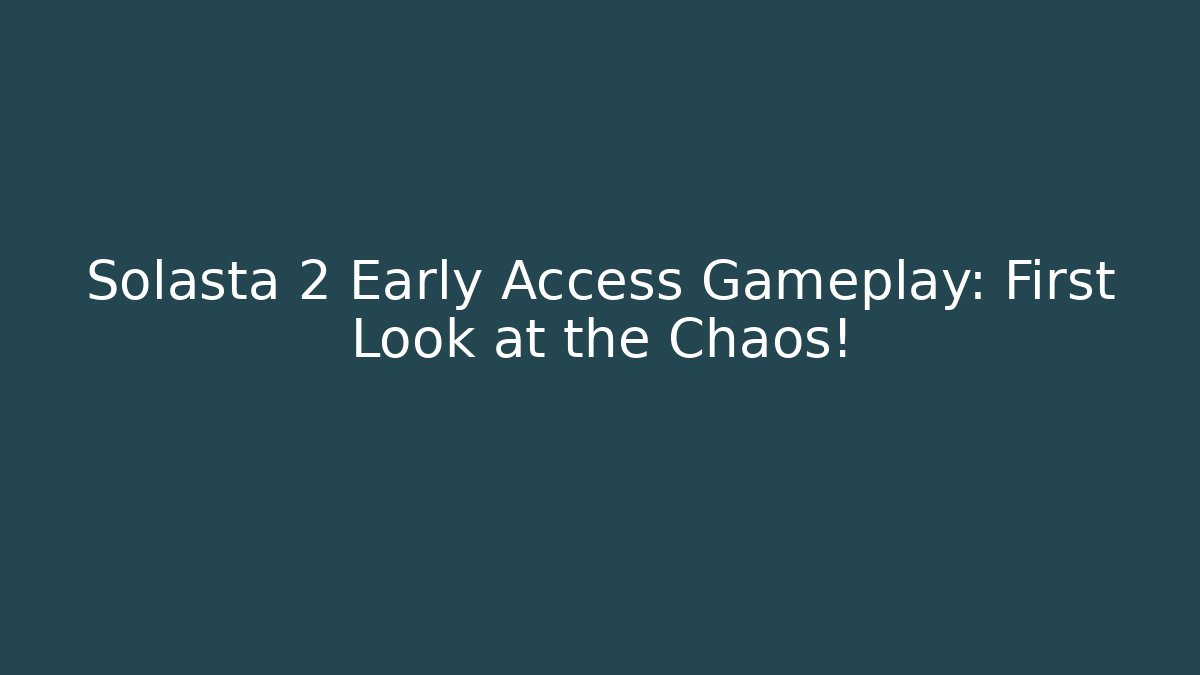 Solasta 2 Early Access Gameplay: First Look at the Chaos! - Método de Aprovação