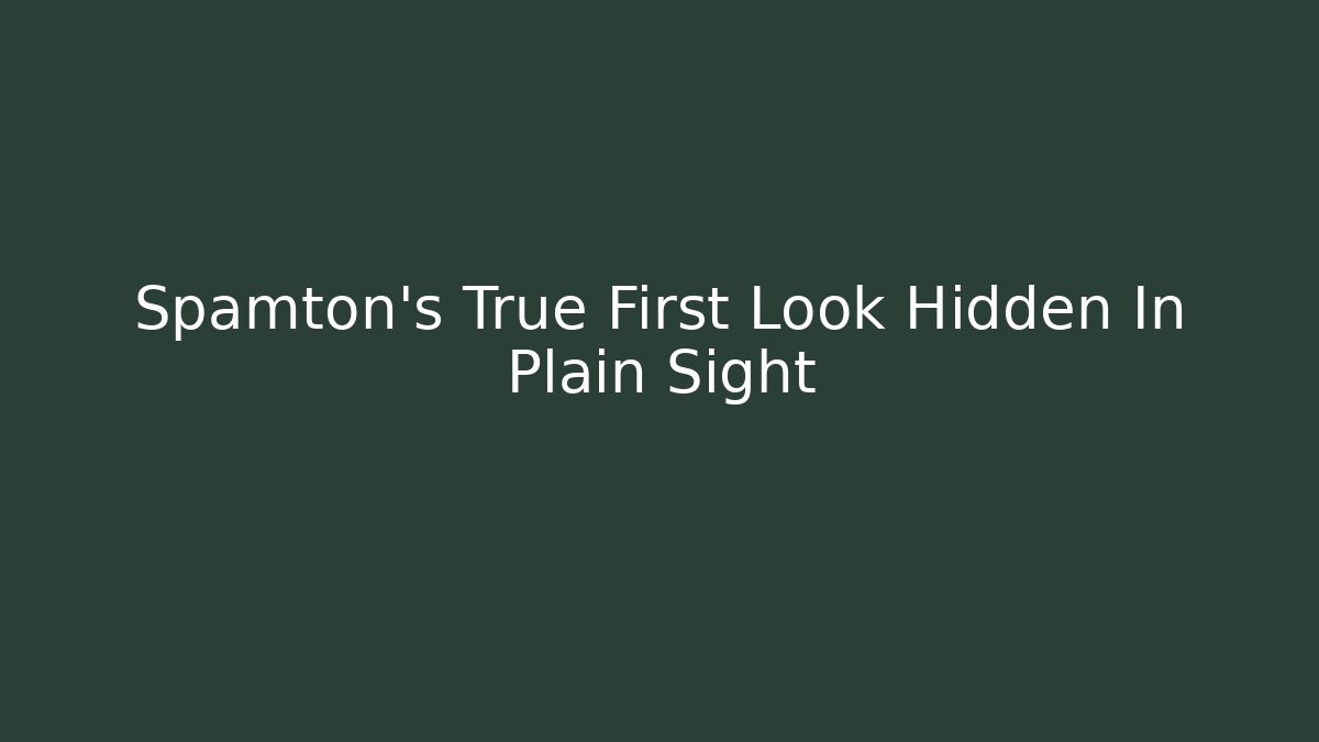 Spamton's True First Look Hidden In Plain Sight