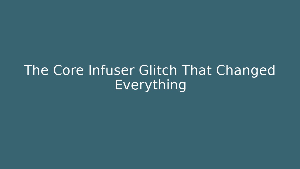 The Core Infuser Glitch That Changed Everything
