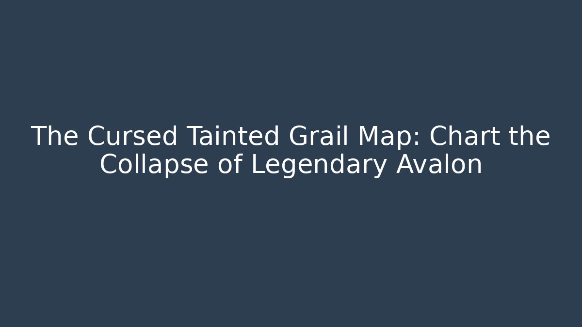The Cursed Tainted Grail Map: Chart the Collapse of Legendary Avalon - Método de Aprovação
