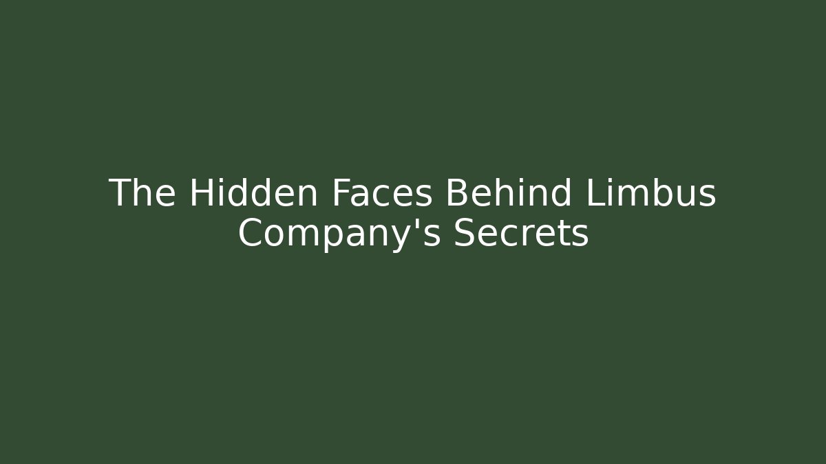The Hidden Faces Behind Limbus Company's Secrets