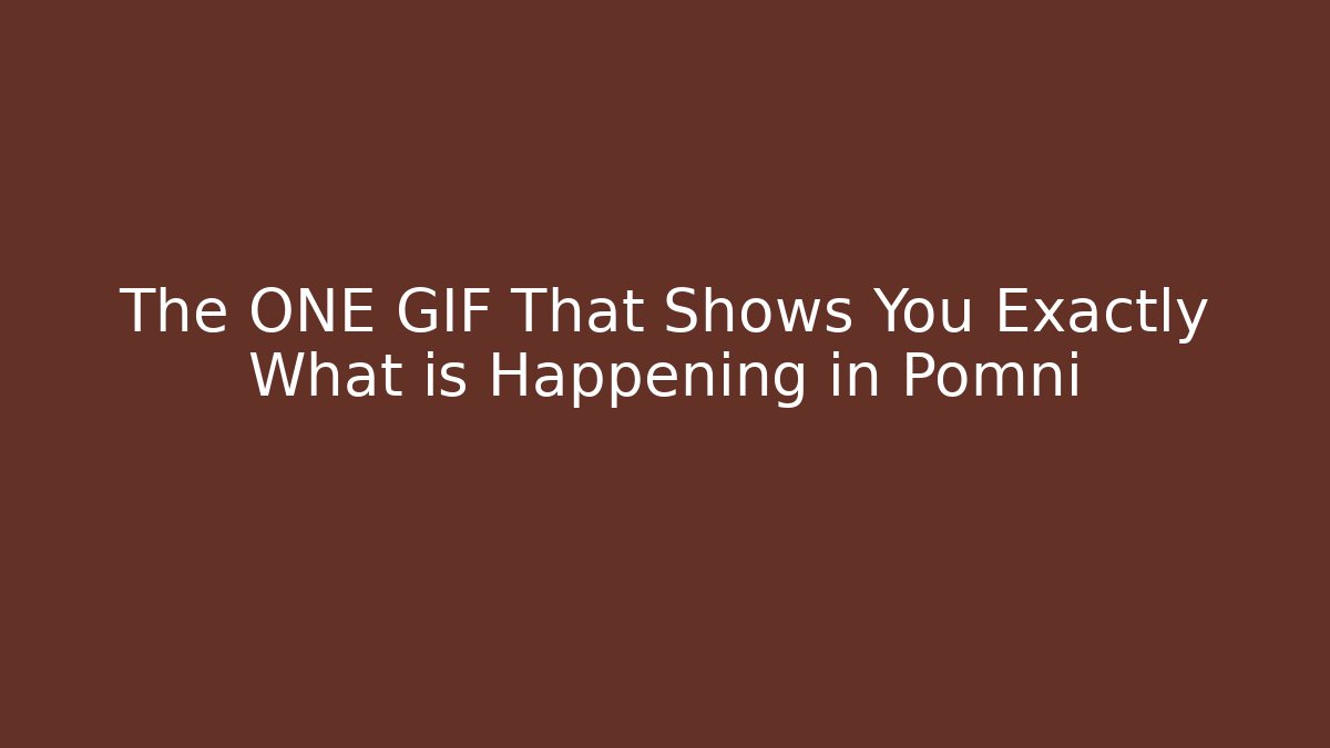 The ONE GIF That Shows You Exactly What is Happening in Pomni