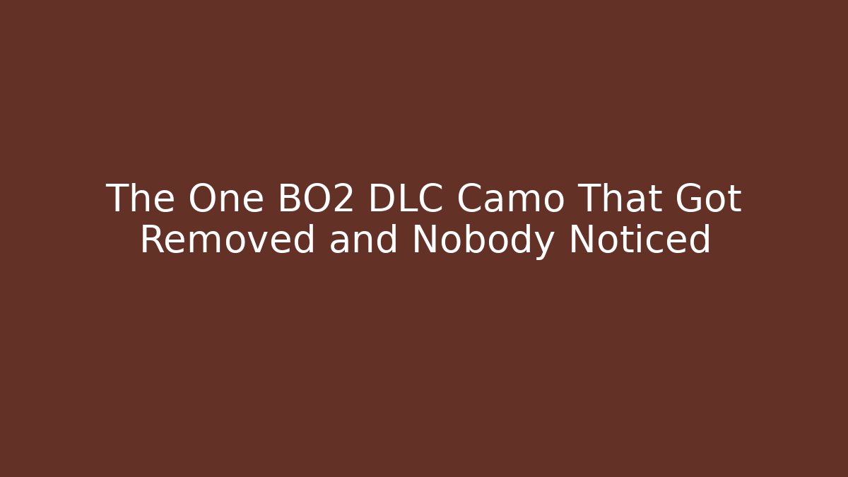 dlc camos bo2