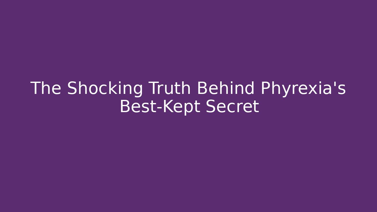 The Shocking Truth Behind Phyrexia's Best-Kept Secret