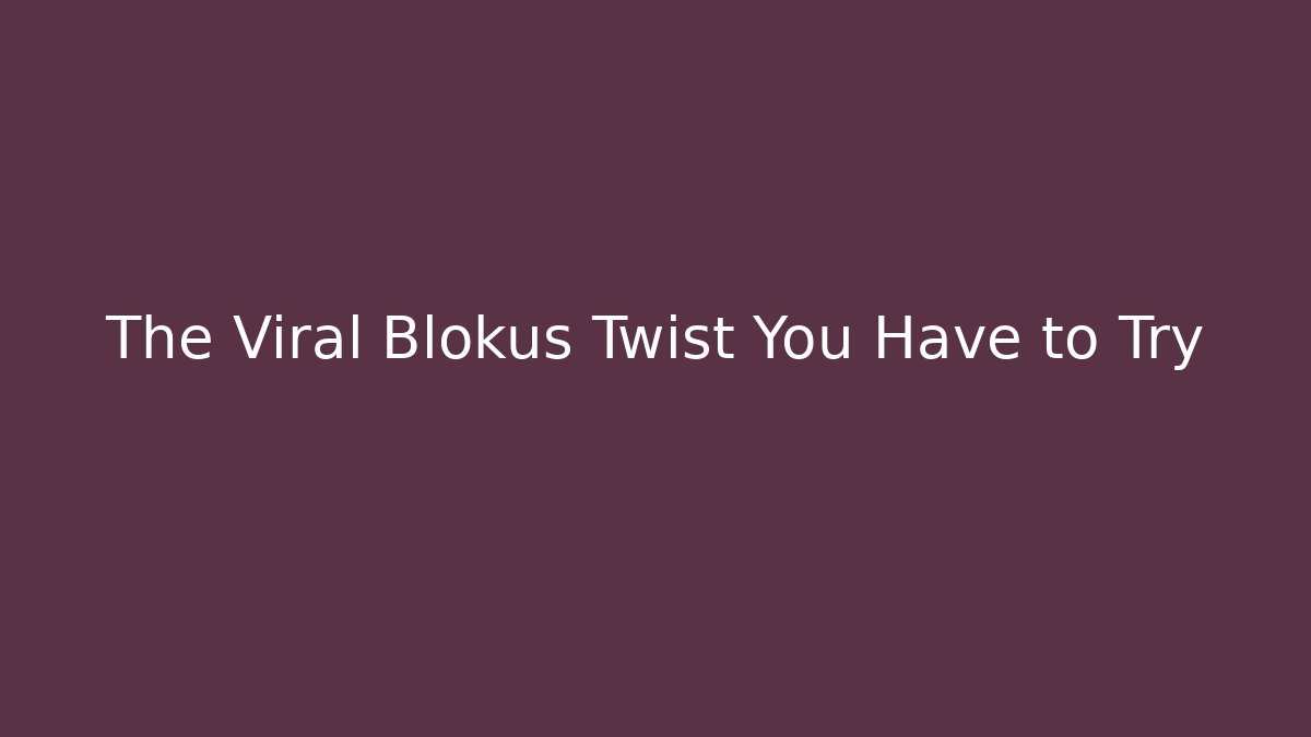 The Viral Blokus Twist You Have to Try - Método de Aprovação