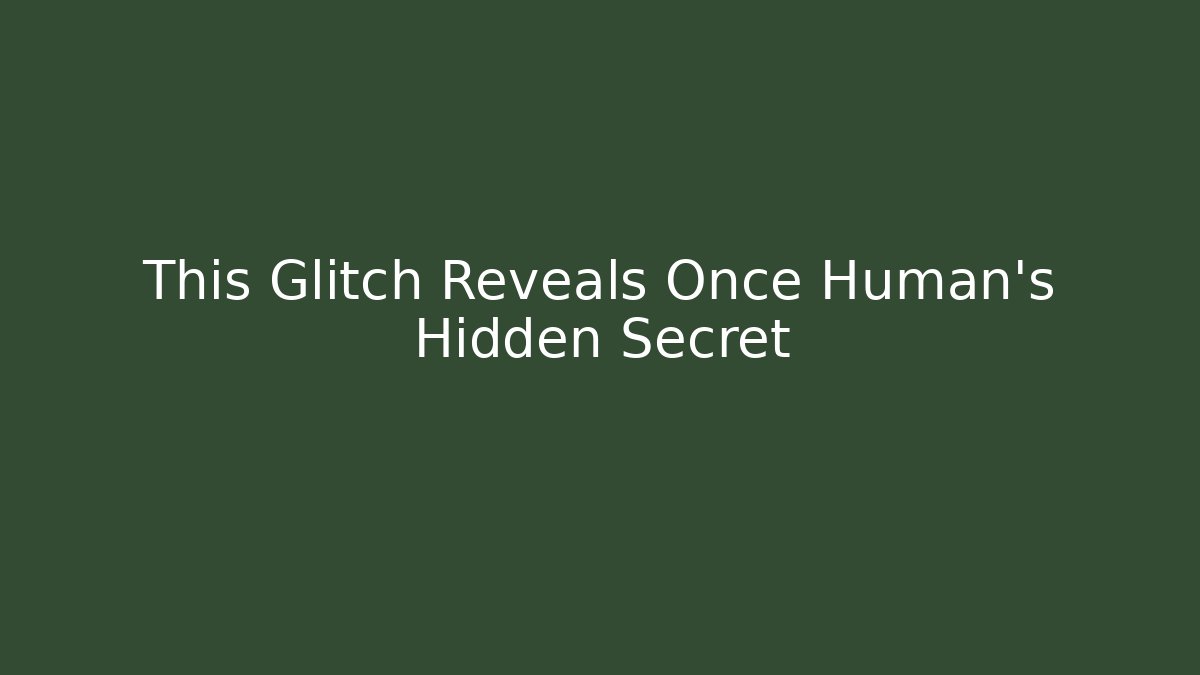 This Glitch Reveals Once Human's Hidden Secret