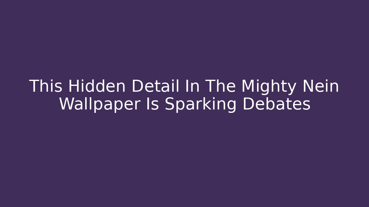 This Hidden Detail In The Mighty Nein Wallpaper Is Sparking Debates