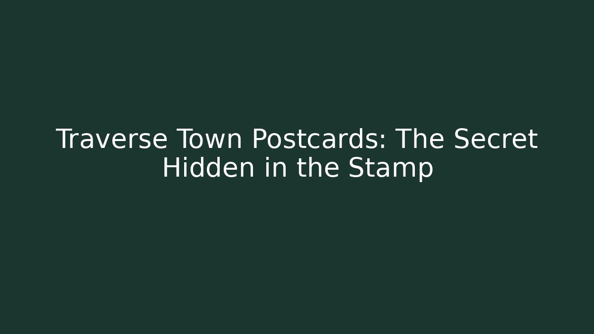Traverse Town Postcards: The Secret Hidden in the Stamp