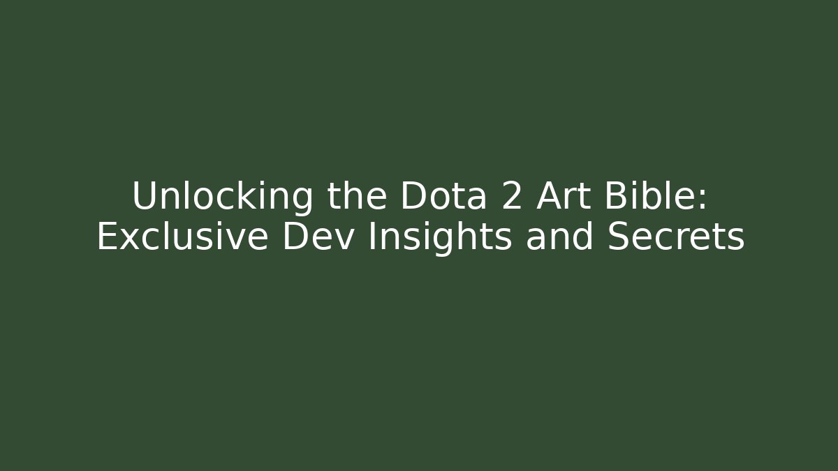 dota 2 art
