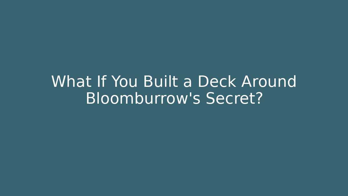 What If You Built a Deck Around Bloomburrow’s Secret?