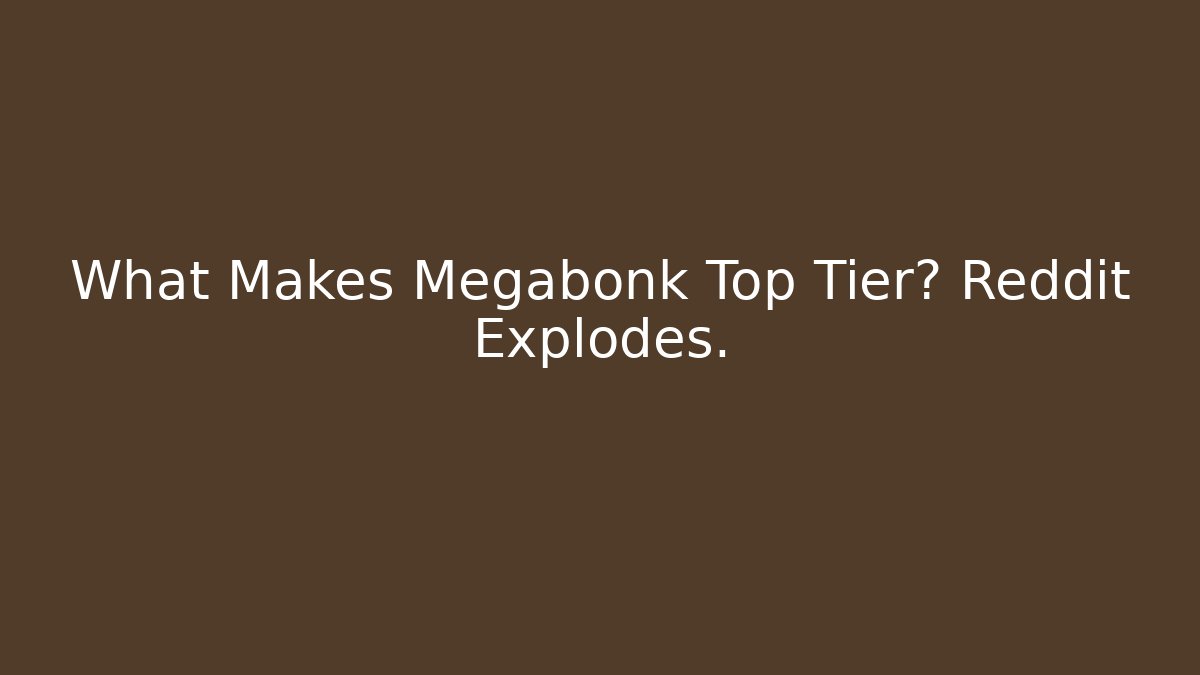 What Makes Megabonk Top Tier? Reddit Explodes.