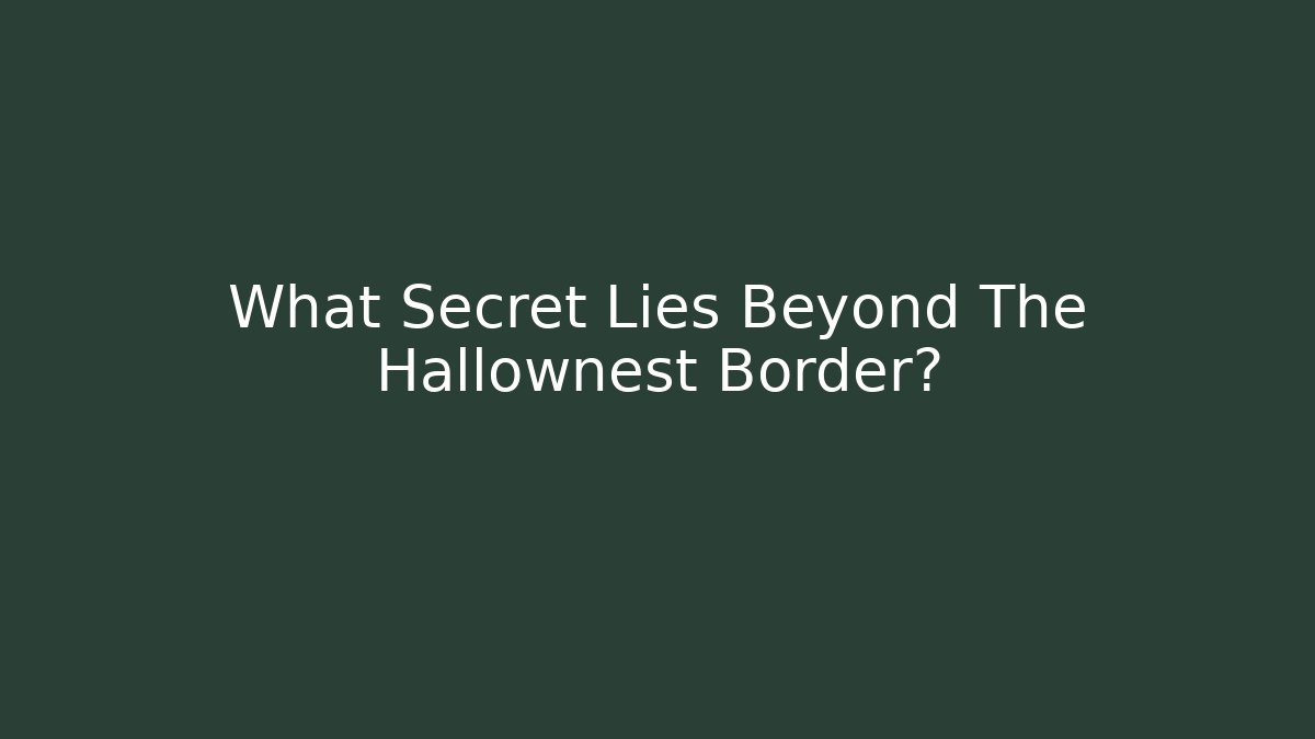 What Secret Lies Beyond The Hallownest Border? - Método de Aprovação