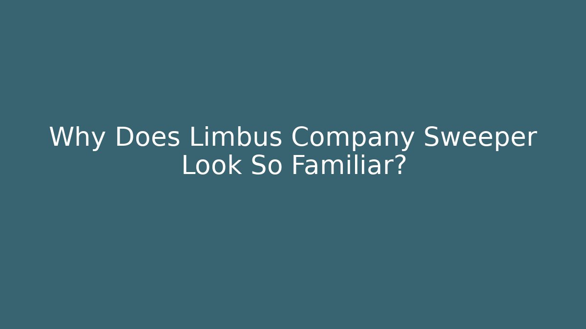 Why Does Limbus Company Sweeper Look So Familiar?