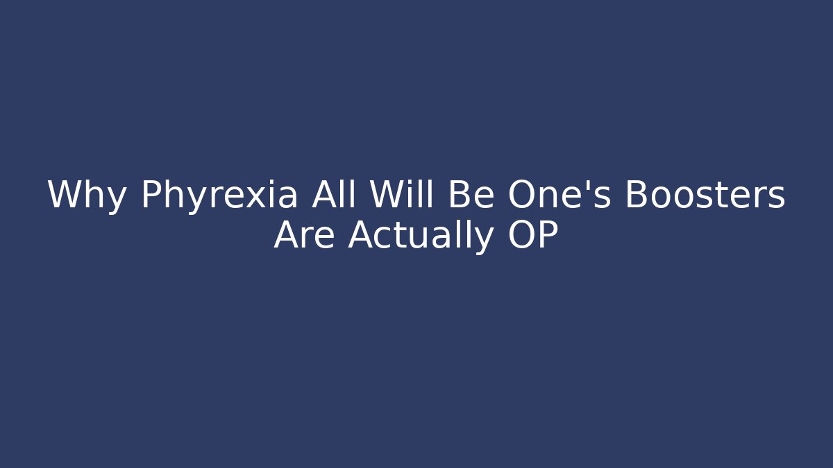Why Phyrexia All Will Be One's Boosters Are Actually OP