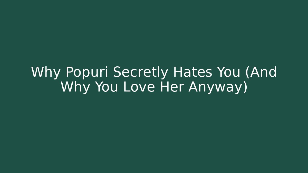 Why Popuri Secretly Hates You (And Why You Love Her Anyway)