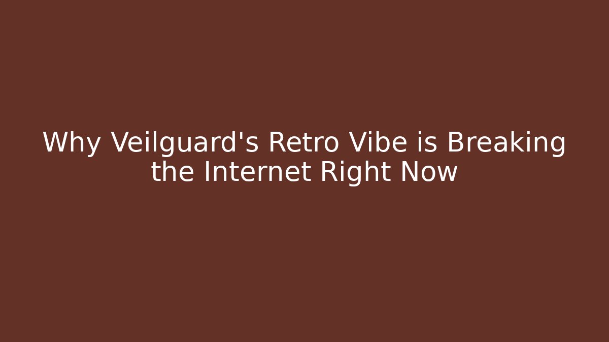 Why Veilguard's Retro Vibe is Breaking the Internet Right Now
