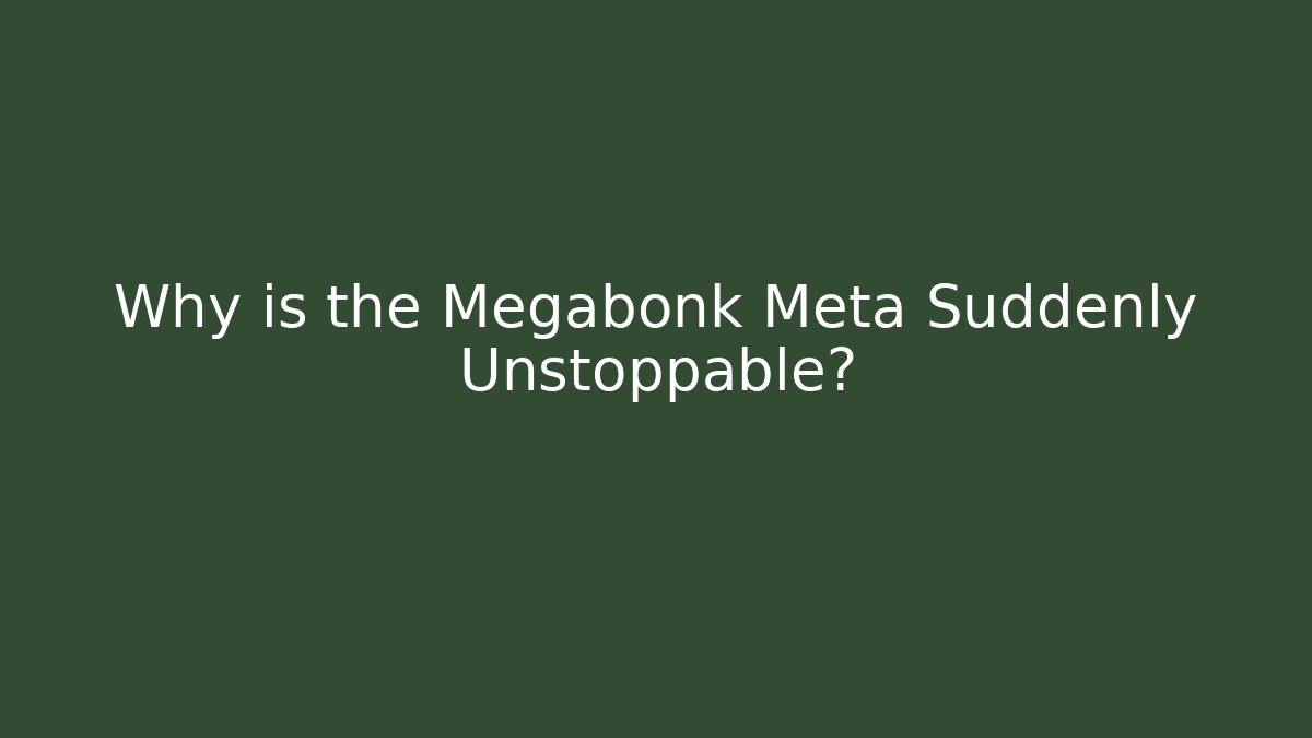 Why is the Megabonk Meta Suddenly Unstoppable?