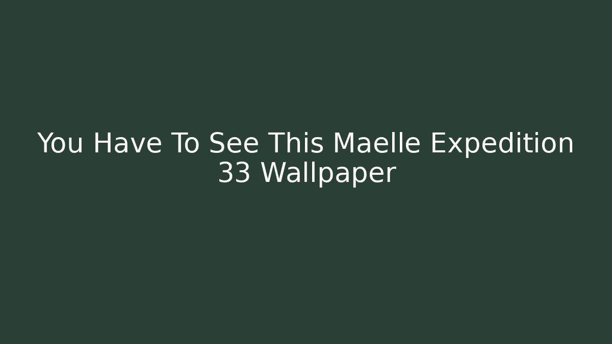 You Have To See This Maelle Expedition 33 Wallpaper