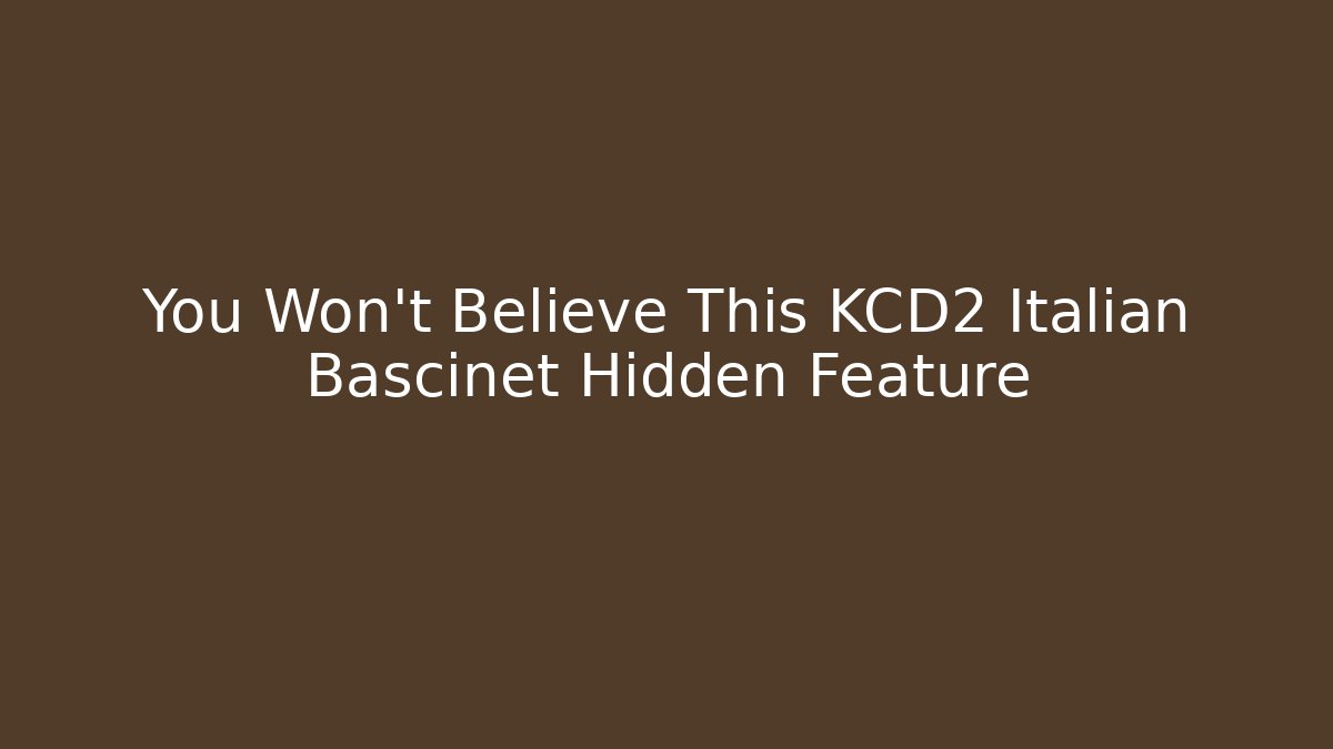 You Won't Believe This KCD2 Italian Bascinet Hidden Feature